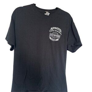 Harley-Davidson Mens Large‎ Black Las Vegas Short Sleeve Graphic T-Shirt Cotton